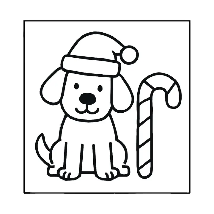 Coloriage Noël facile à imprimer