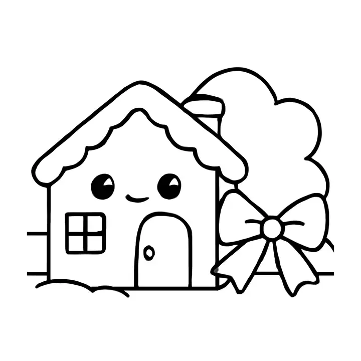 Coloriage Noël magique à imprimer pour les petits artistes