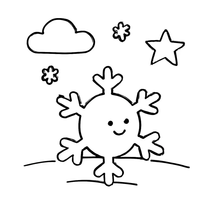 Coloriage Noël magique à imprimer pour les petits artistes