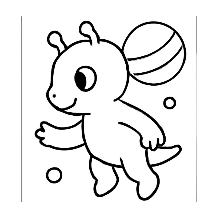 Coloriage Espace à imprimer