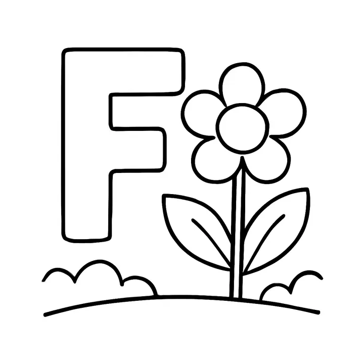 Coloriage alphabet amusant à imprimer pour petits artistes