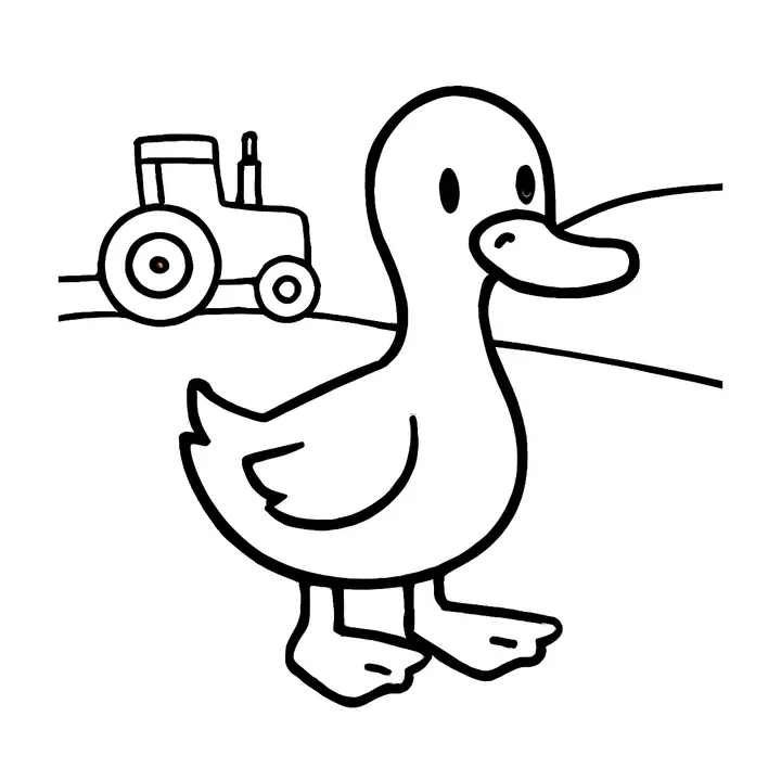 Coloriage amusant animaux de la ferme à imprimer…