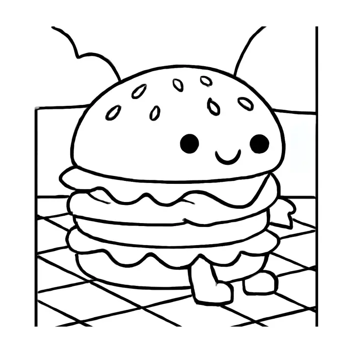 Coloriage Nourriture à imprimer