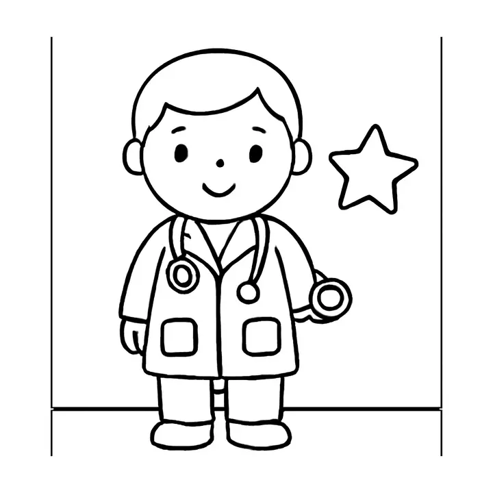 Coloriage Métiers à imprimer