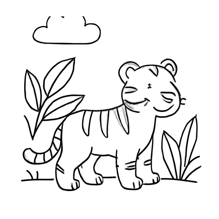 Coloriage jungle : animaux à imprimer pour les petits…