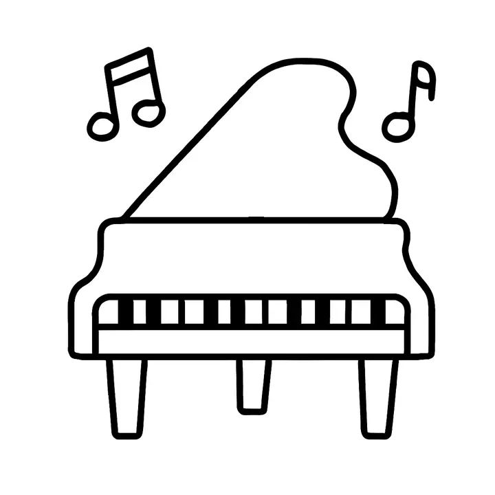 Coloriage mélodies à imprimer pour petits artistes