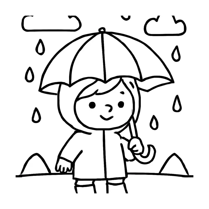 Coloriage Saisons à imprimer