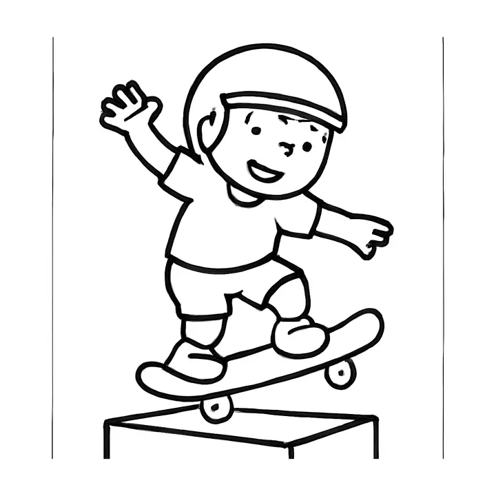 Coloriage sport gratuit pour petits champions