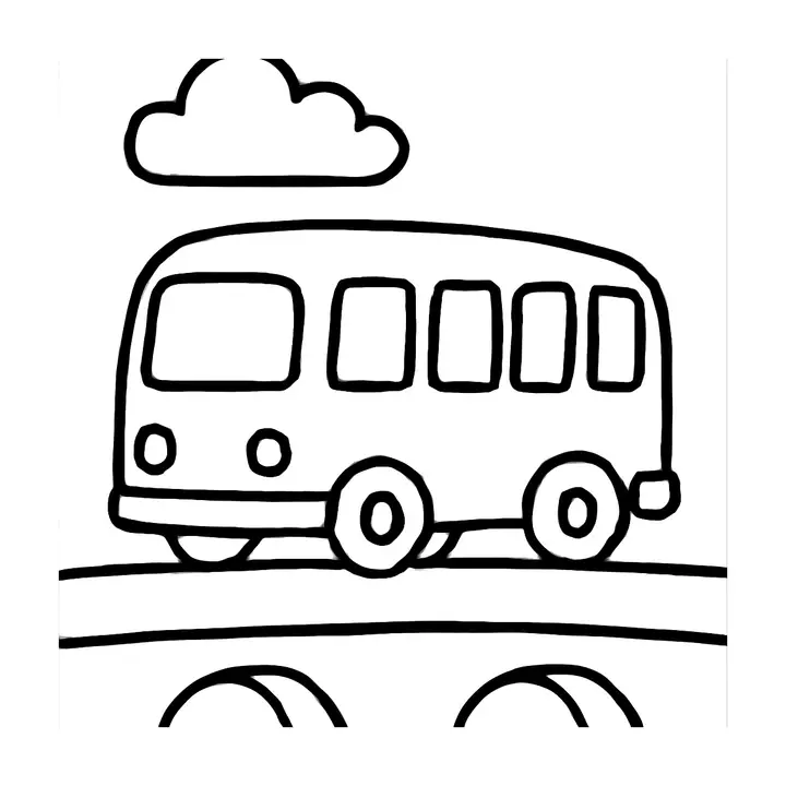 Coloriage véhicules fun à imprimer pour les petits pilotes