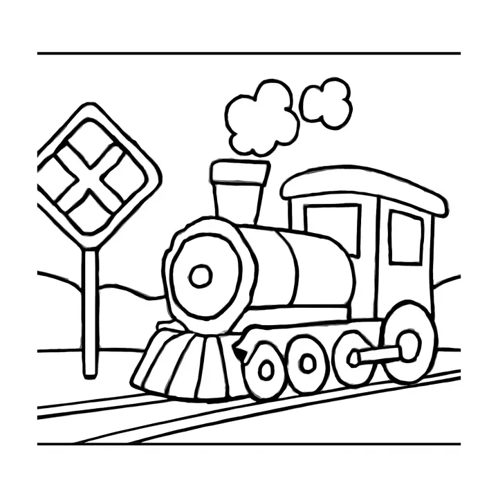 Coloriage de véhicules rigolos à imprimer gratuitement