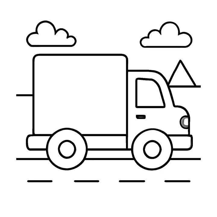 Coloriage véhicules amusants à imprimer gratuitement