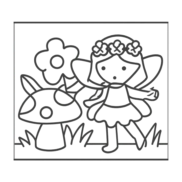 Coloriage Fées et Elfes à imprimer