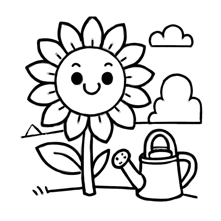 Coloriage Fleurs et Nature à imprimer