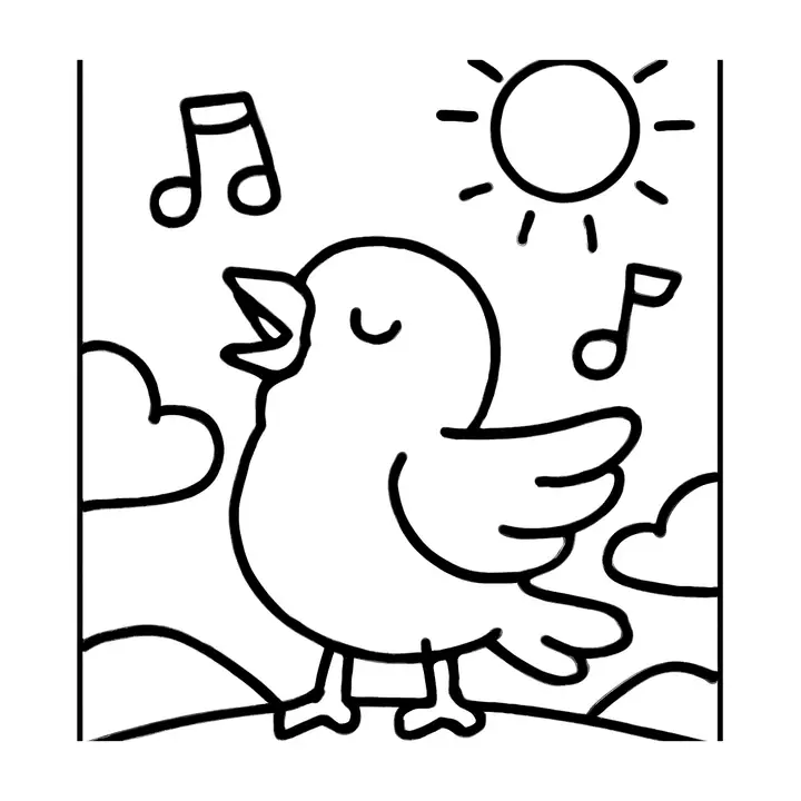 Coloriage Oiseaux à imprimer