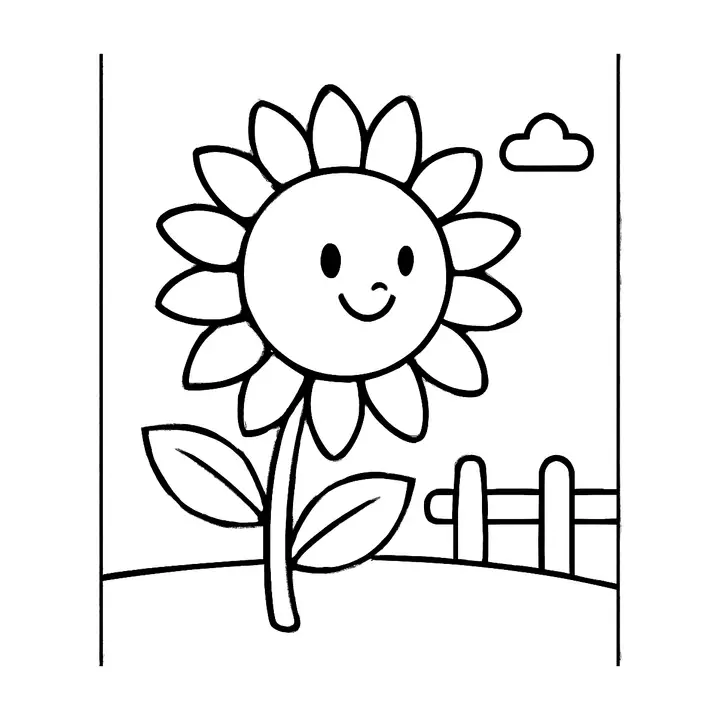 Coloriage Fleurs et Nature à imprimer