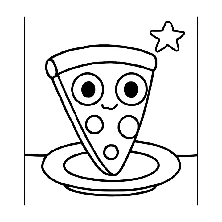 Coloriage Nourriture à imprimer