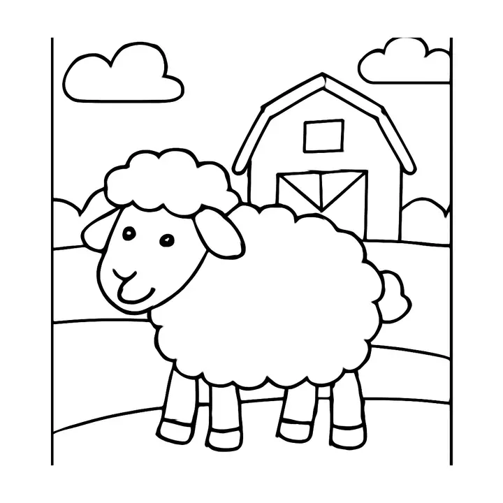 Coloriage Animaux de la ferme à imprimer