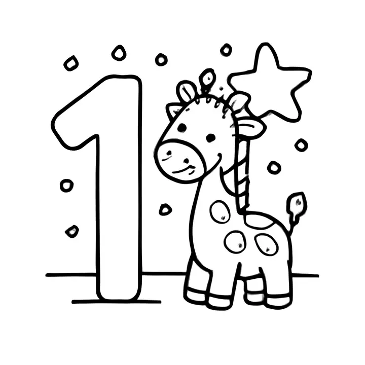 Coloriage Chiffres à imprimer