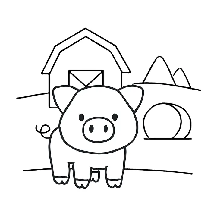 Coloriage Animaux de la ferme à imprimer