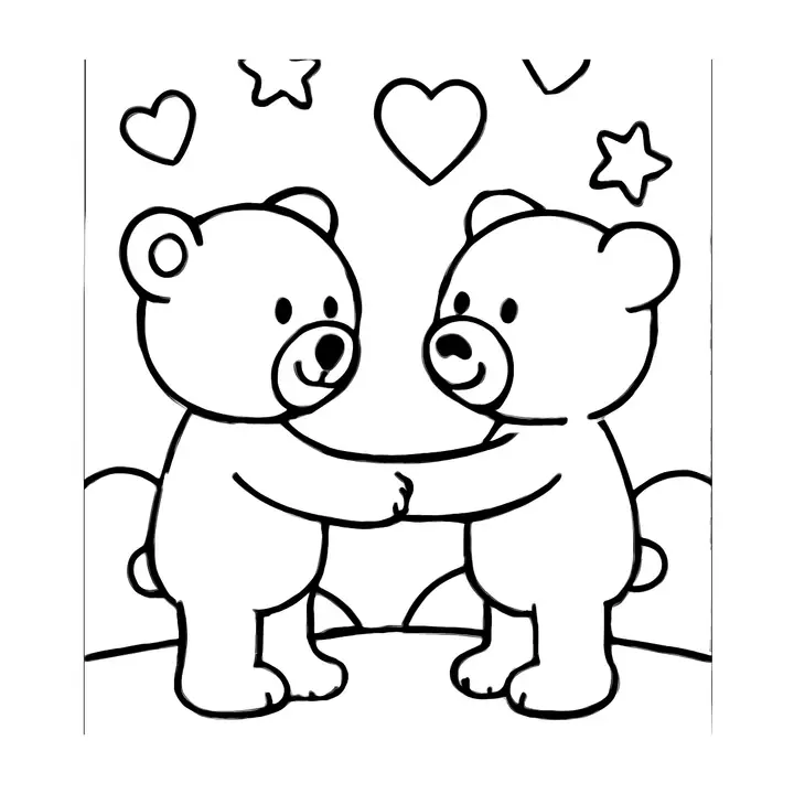 Coloriage Saint-Valentin à imprimer