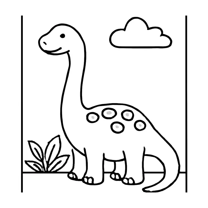 Coloriage Dinosaures à imprimer
